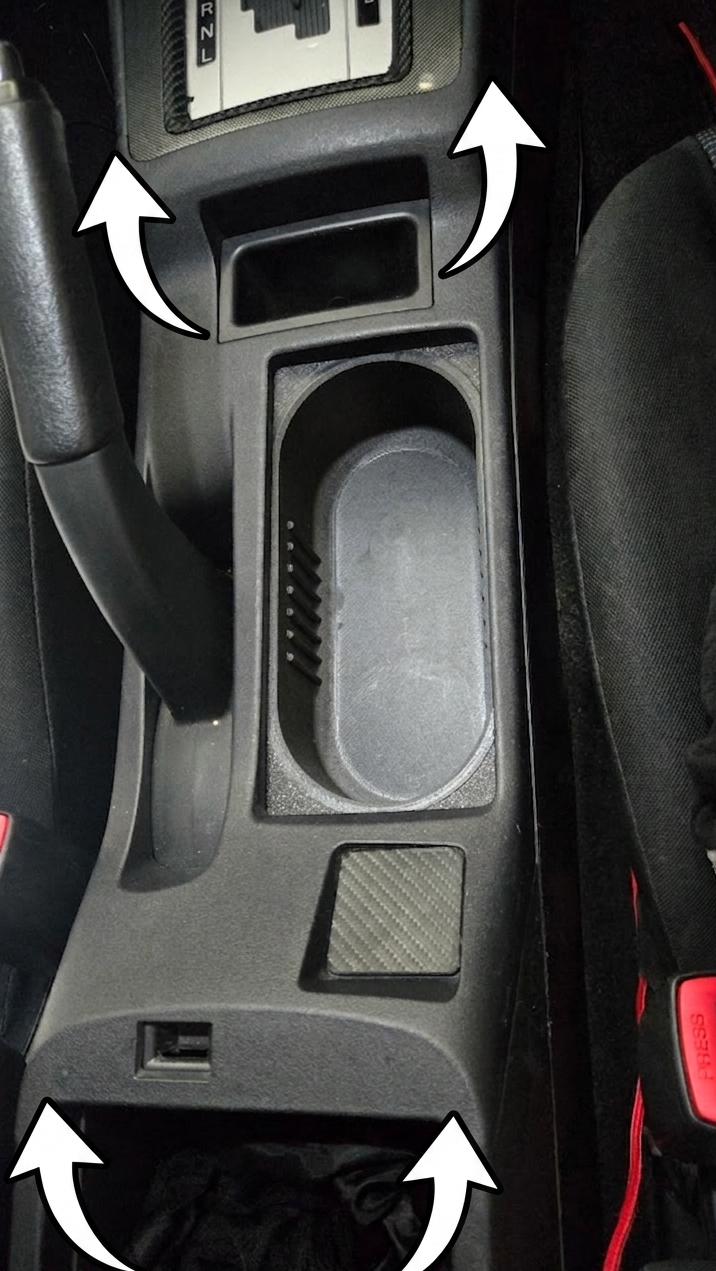 Mitsubishi Lancer CY / CJ / CZ (2008-2017) Centre Cup-holder Upgrade
